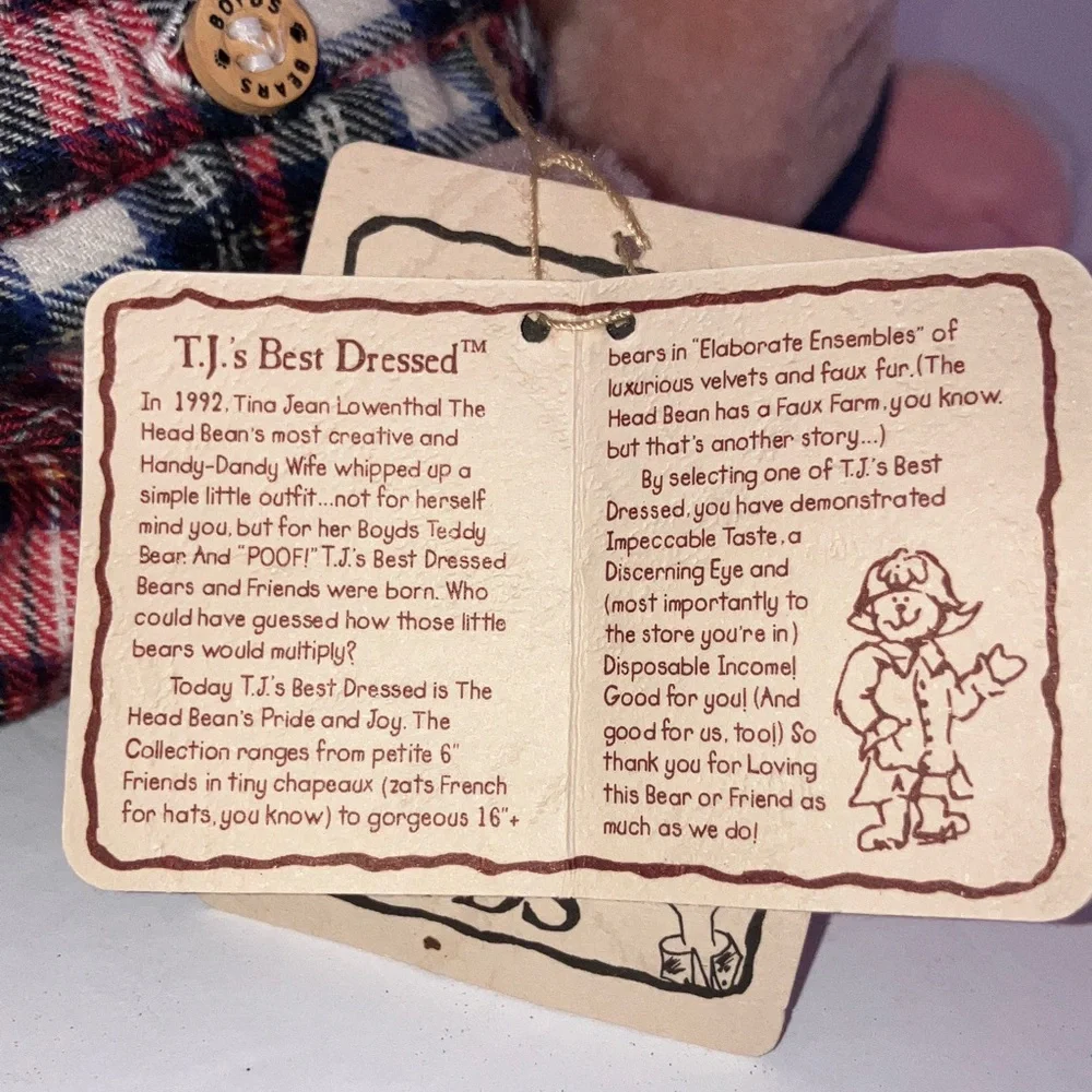 Plaid Pajama Piglet Stuffed Animal Made for Disney by‎ Boyd’s